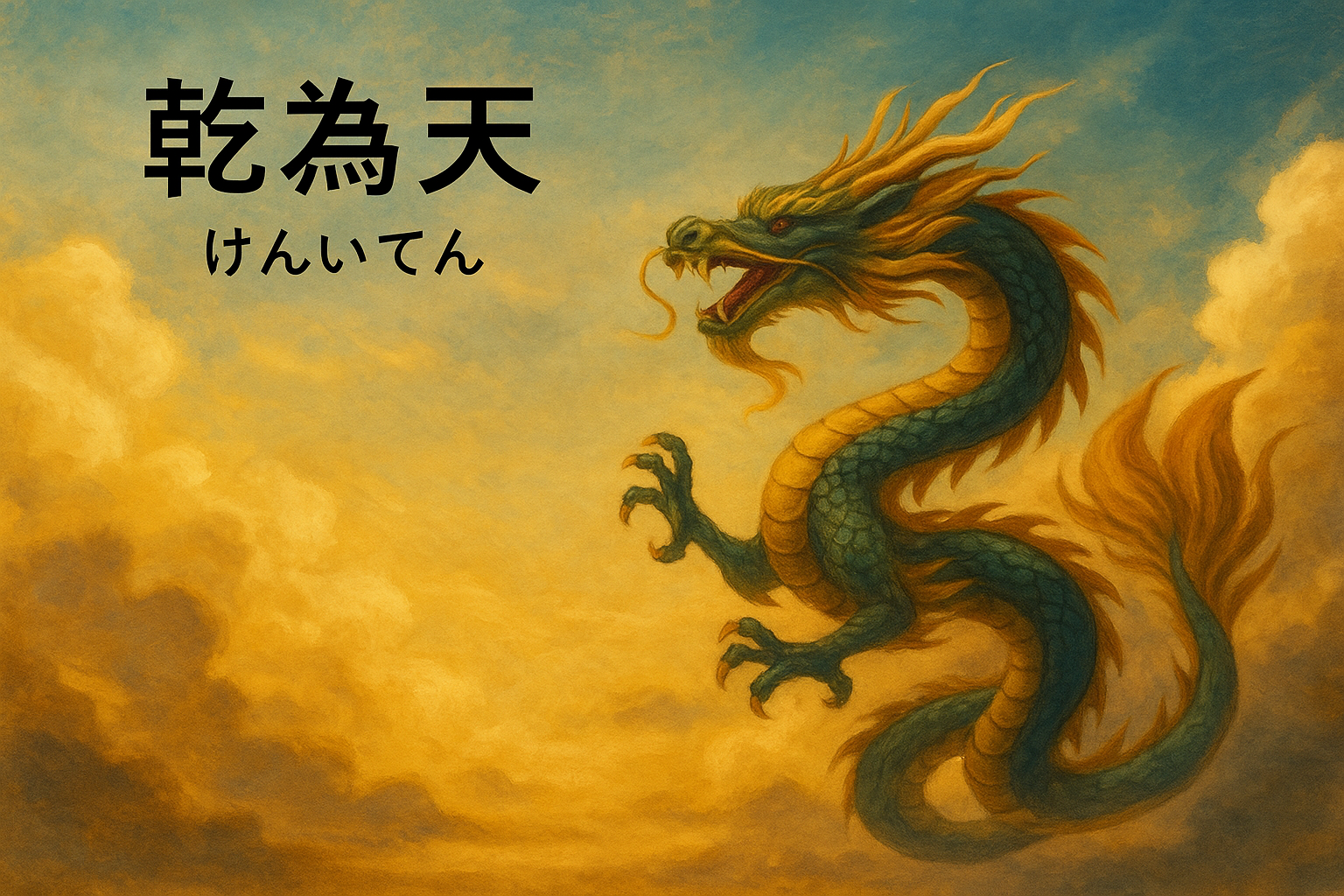 【易経】第1卦「乾為天（けんいてん）」– 天の創造力、龍の飛翔 - 益々善成