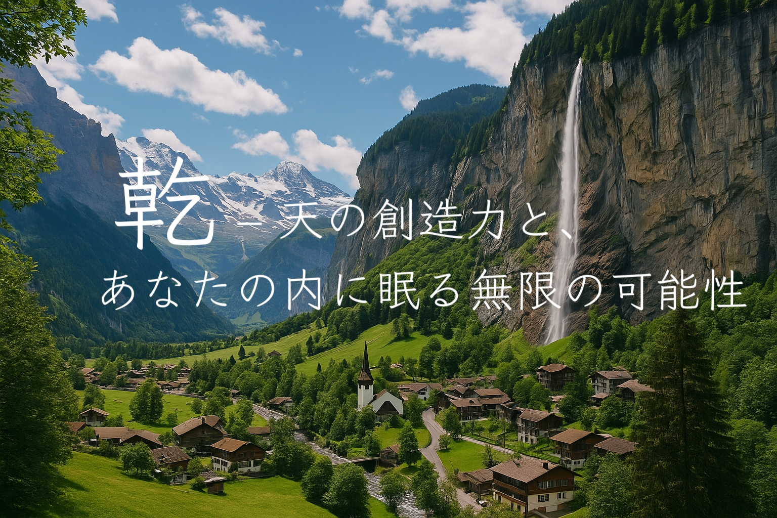 【八卦の詳解】「乾（けん）」– 天の創造力と、あなたの内に眠る無限の可能性 - 益々善成